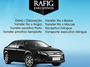 Panfleto da empresa Rafig Executivos.