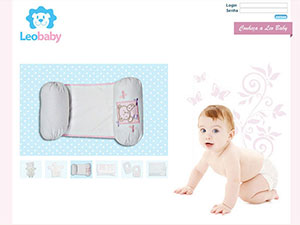 Site da empresa Leobaby Confecções.