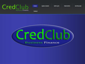 Site da empresa CredClub Business Finance.